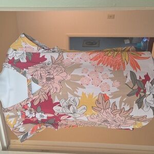 Floral Short Sleeve Top